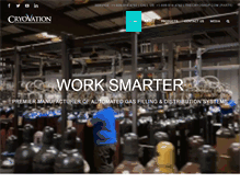 Tablet Screenshot of cryovation.com